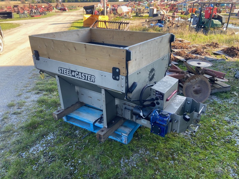 Chemical/Fertilizer Application  Fisher Steel Caster Salt Spreader - 42" x 54" Photo